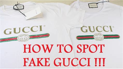 fake gucci logo vs real|authentic gucci clothing tags.